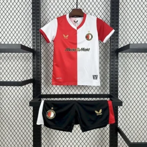 2025/2026 Feyenoord Rotterdam Home Football Shirt1:1 Thai Quality Kids Size