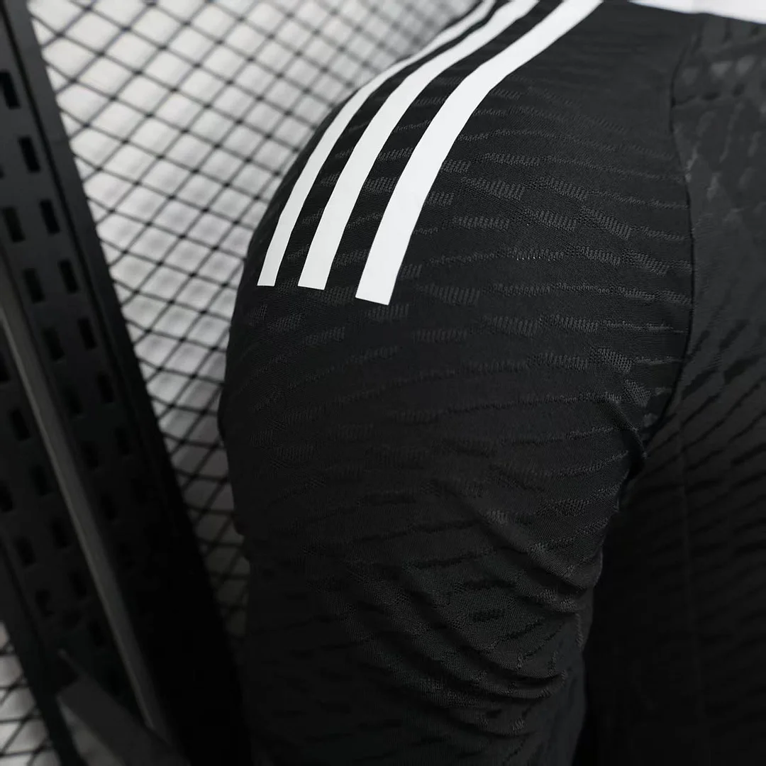 2025/2026 Player Version Real Madrid Goalkeeper Black Football Shirt 1:1 Thai Quality - 图片 7