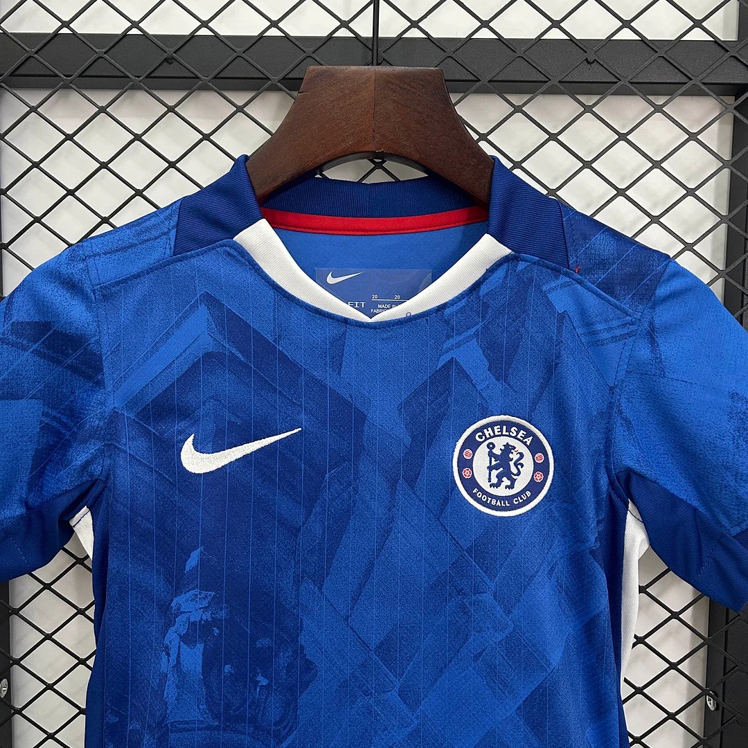 2025/2026 Chelsea Home Football Shirt 1:1 Thai Quality Kids Size - 图片 3
