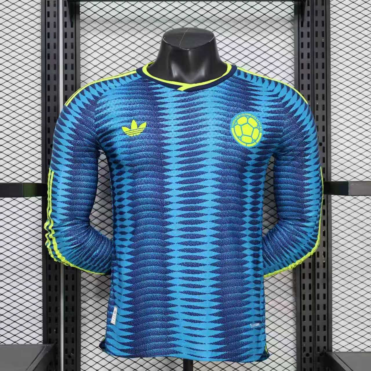 2026 Long Sleeve Player Version Colombia National Team Away Football Shirt 1:1 Thai Quality