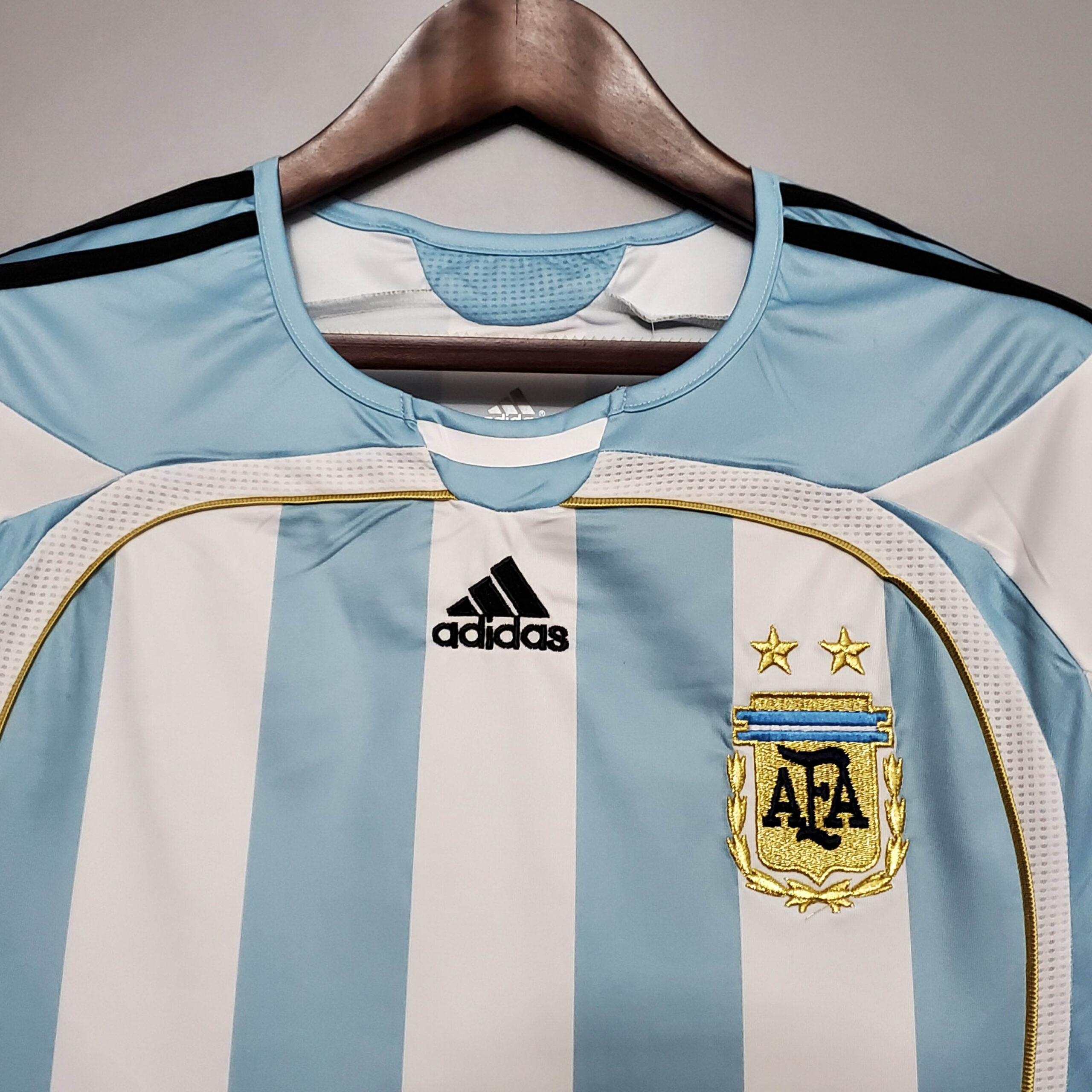 2006 Retro Argentina National Team Home Jersey - 图片 3