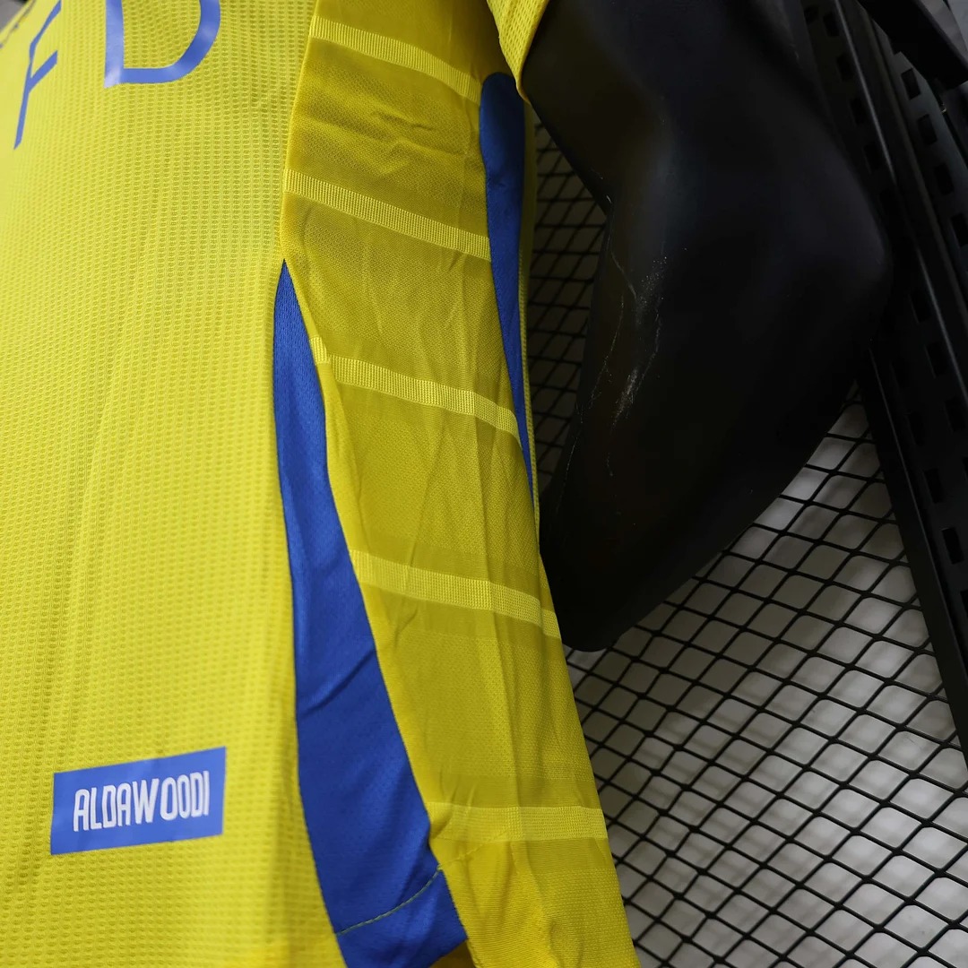2024/2025 Player Version Al-Nassr Home Football Shirt 1:1 Thai Quality - 图片 8