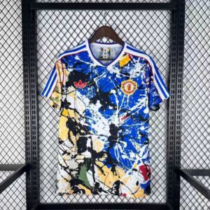 2026/2027 Manchester United x  Stone Roses Football Shirt Blue 1:1 Thai Quality