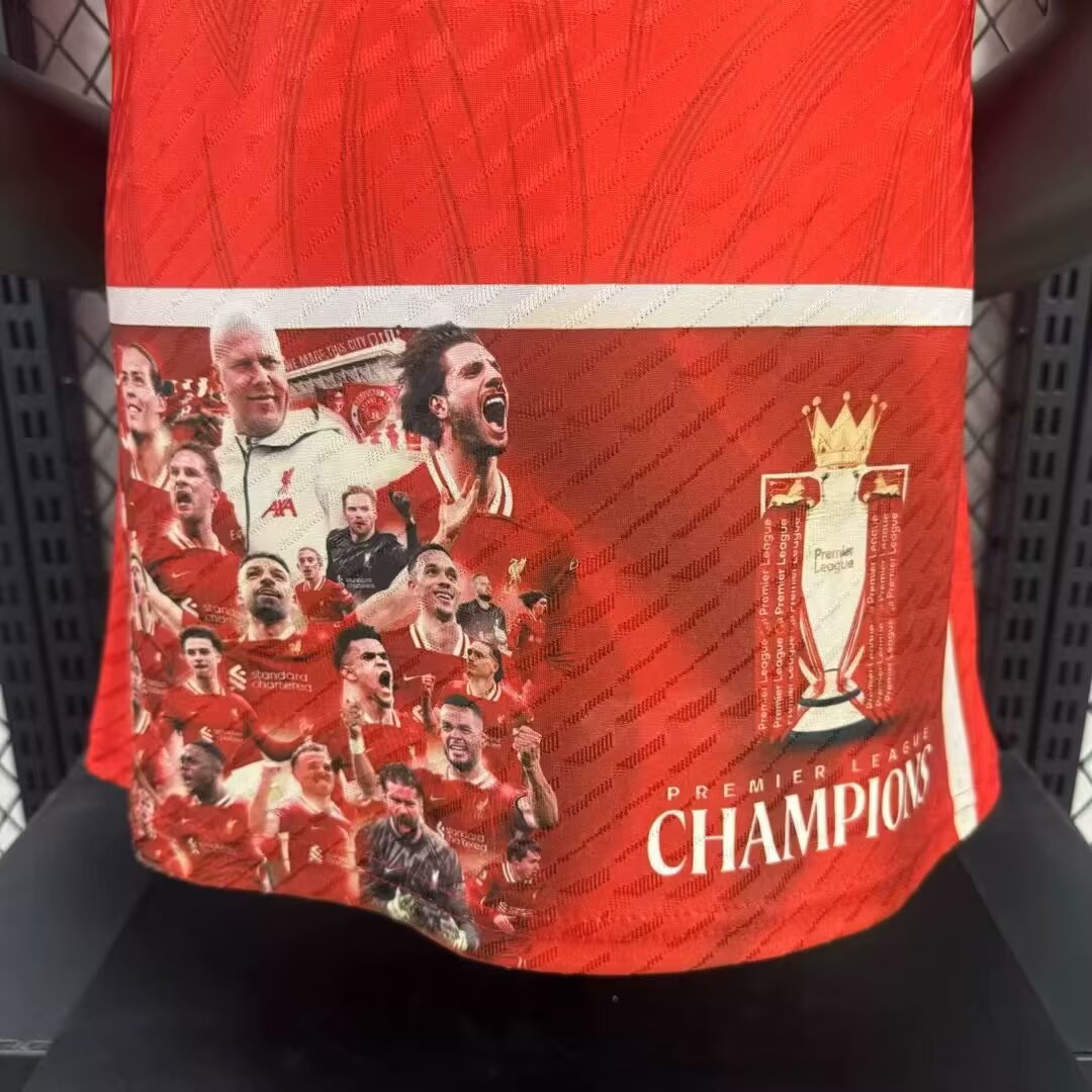 2025/2026 Player Version Liverpool Champions Special Edition Soccer Jersey 1:1 Thai Quality - 图片 4