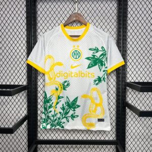 2024/2025  Inter Milan Special Edition Yellow Football Jersey 1:1 Thai Quality