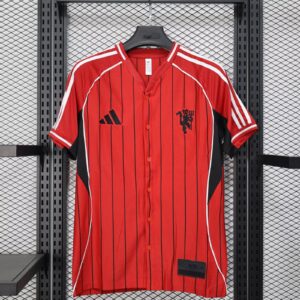 2025/2026 Manchester United Buttons Special Edition Red Football Shirt 1:1 Thai Quality