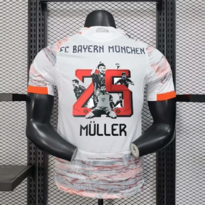 2025/2026 Player Version Bayern Munich Muller Commemorative Edition Football Shirt 1:1 Thai Quality