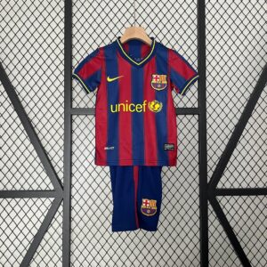 2009/2010 Retro Barcelona Home Football Shirt 1:1 Thai Quality Kids Size
