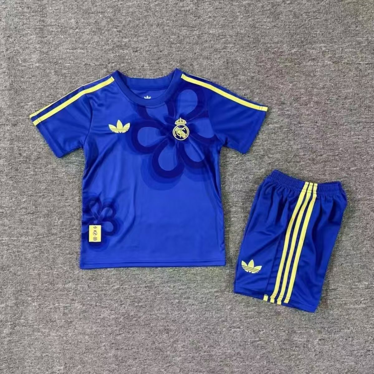 2025/2026 Real Madrid United Year Horse Special Edition Blue Football Shirt 1:1 Thai Quality Kids Size