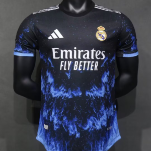 2025/2026 Player Version Real Madrid Special Edition Black Blue Football Shirt 1:1 Thai Quality