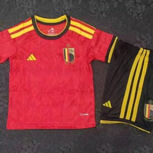 2026 Belgium National Team Home Football Shirt 1:1 Thai Quality Kids Size