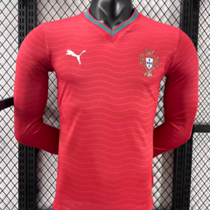 2026 Long Sleeve Player Version Portugal National Team Home Football Shirt 1:1 Thai Quality