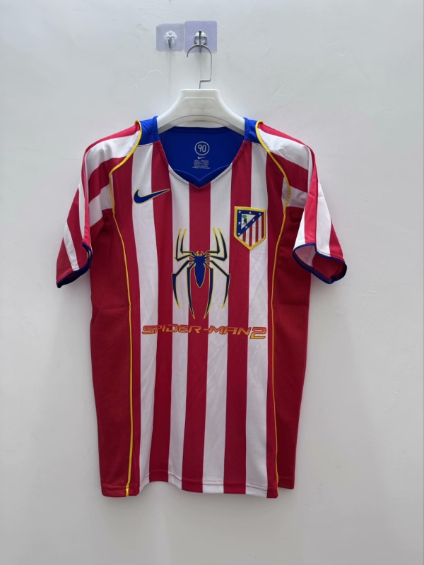 2004/2005 Retro Atletico Madrid Home Soccer Jersey 1:1 Thai Quality