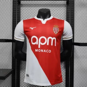 2025/2026 Player Version Monaco Home Football Shirt 1:1 Thai Quality