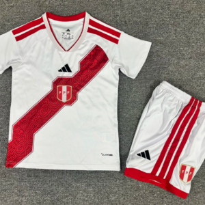 2026 Peru Home Football Shirt 1:1 Thai Quality Kids Size