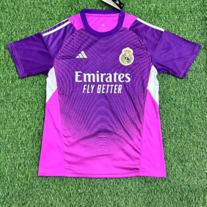 2025/2026 Real Madrid Goalkeeper Purple Red Football Shirt 1:1 Thai Quality