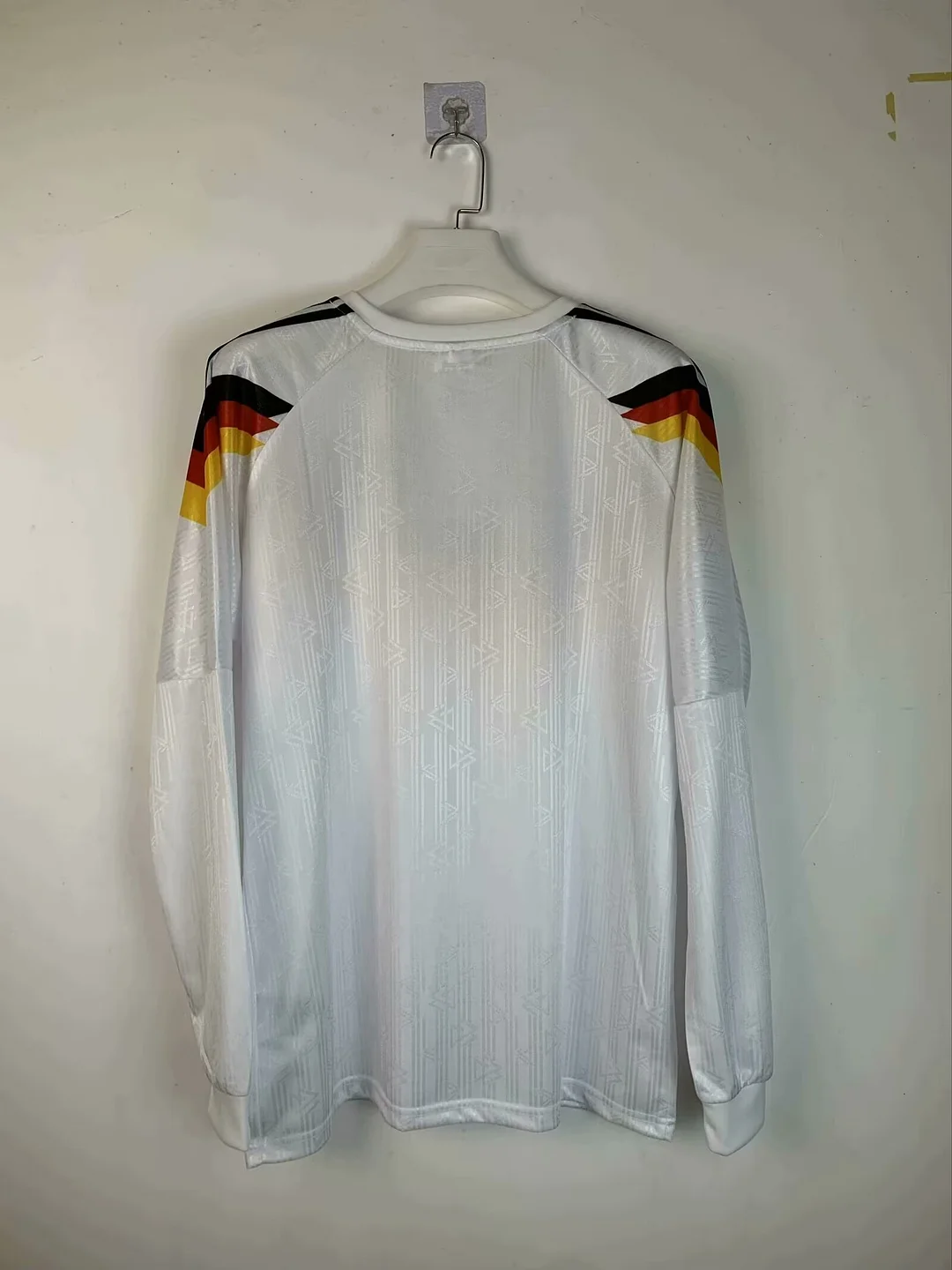 1990 Retro Germany Home Long Sleeve Football Shirt 1:1 Thai Quality - 图片 2
