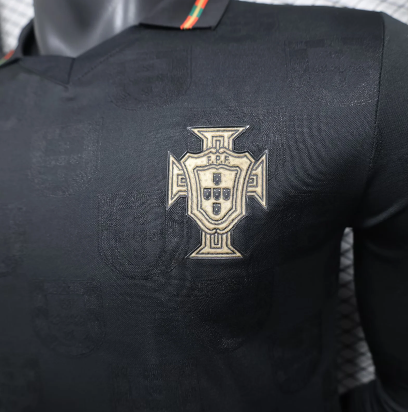 2026 Long Sleeve Player Version Portugal Special Edition Black Football Shirt 1:1 Thai Quality - 图片 6