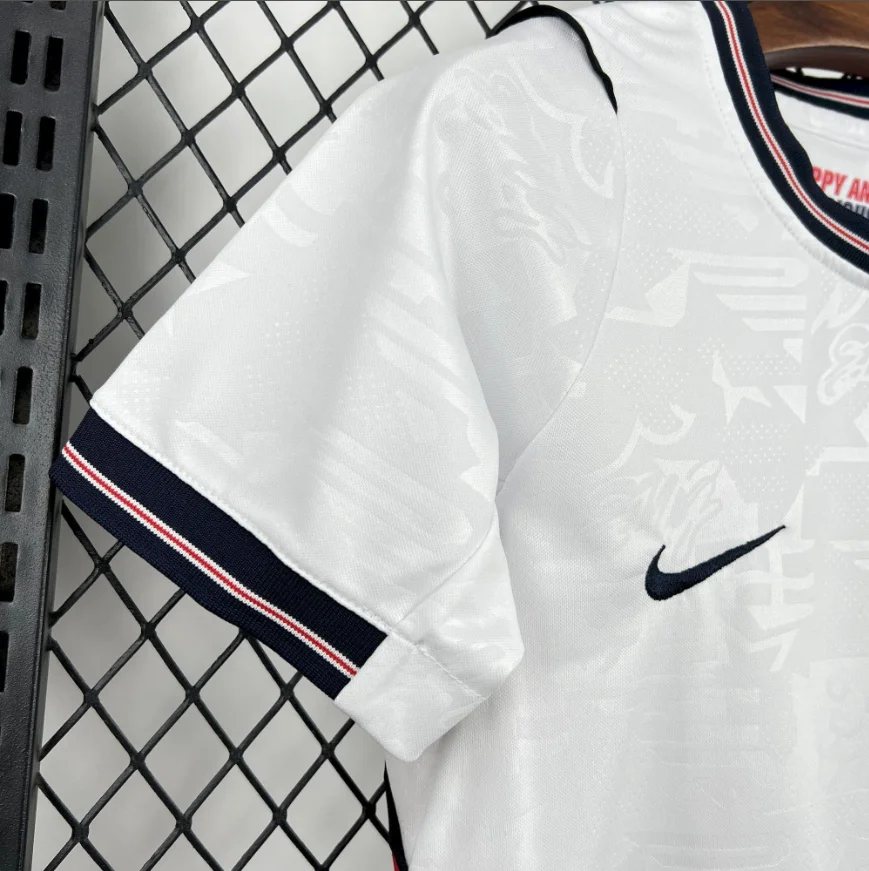 2026 England Home Football Shirt 1:1 Thai Quality Kids Size - 图片 5