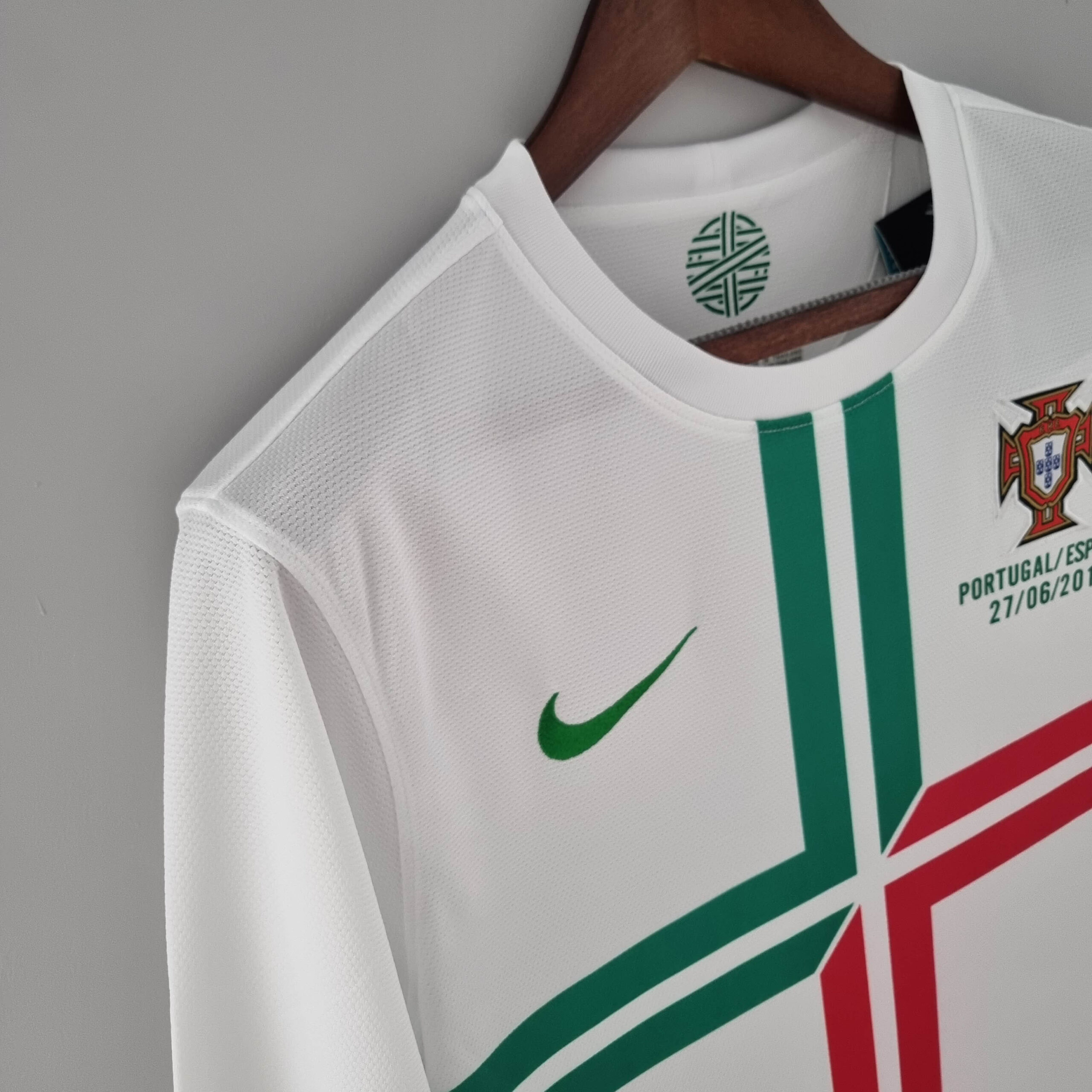 2012 Retro Long Sleeve Portugal Away Football Shirt - 图片 6