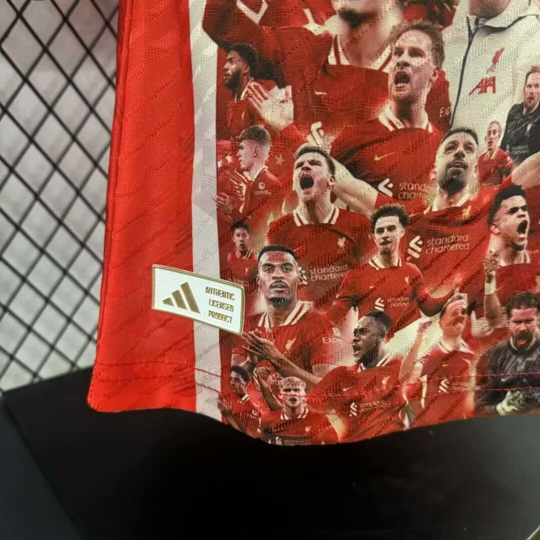 2025/2026 Player Version Liverpool Champions Special Edition Soccer Jersey 1:1 Thai Quality - 图片 3