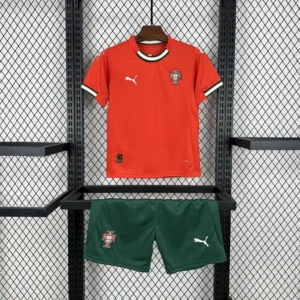 2025 Portugal Home Football Shirt 1:1 Thai Quality Kids Size