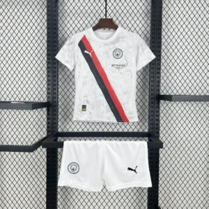 2025/2026 Manchester City KidSuper Joint Edition White Football Shirt 1:1 Thai Quality Kids Size