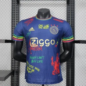 2025/2026 Player Version Ajax Special Edition Cyan Football Shirt 1:1 Thai Quality