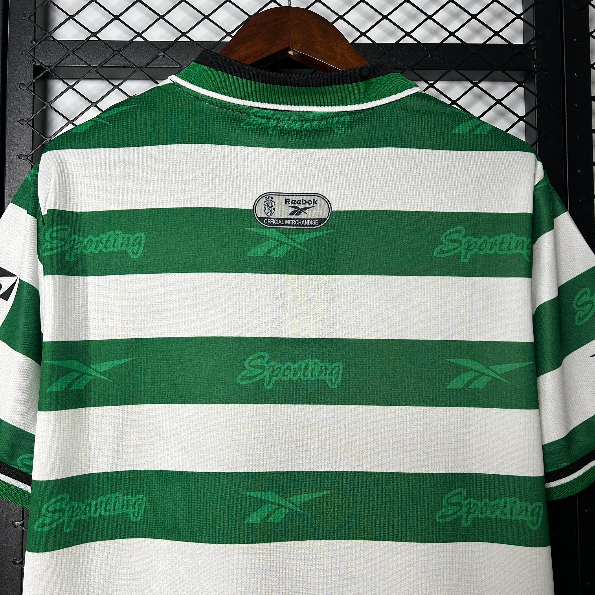1999/2000 Retro Sporting Lisbon Home Football Shirt 1:1 Thai Quality - 图片 5