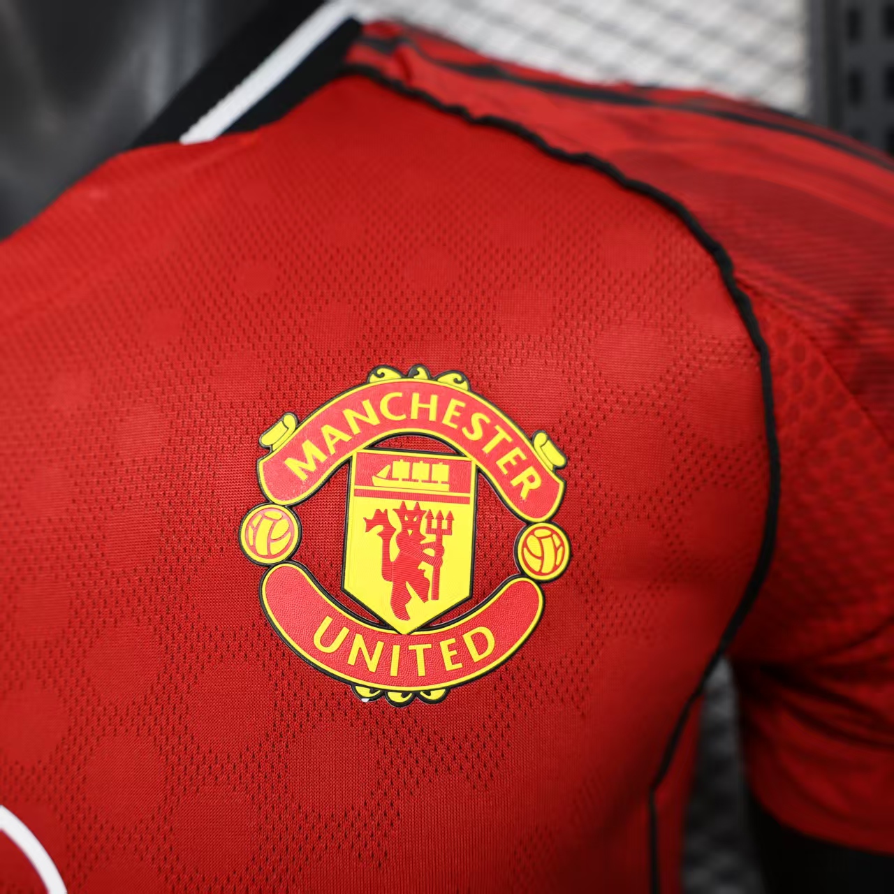 2025/2026 Player Version Manchester United Home Football Shirt 1:1 Thai Quality - 图片 6