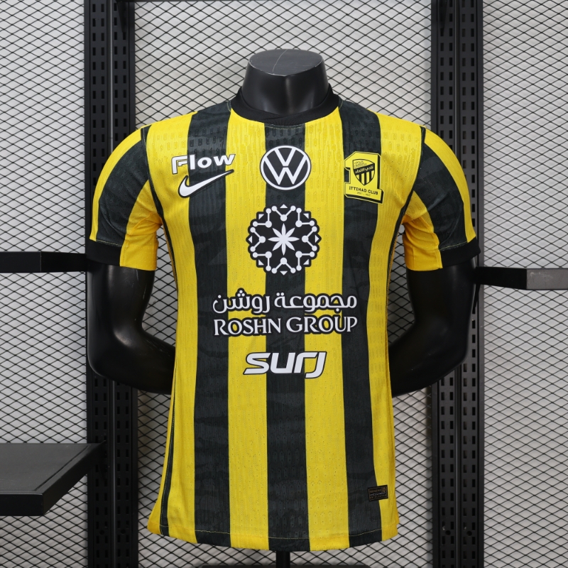 2025/2026 Player Version Jeddah United Home Football Shirt 1:1 Thai Quality
