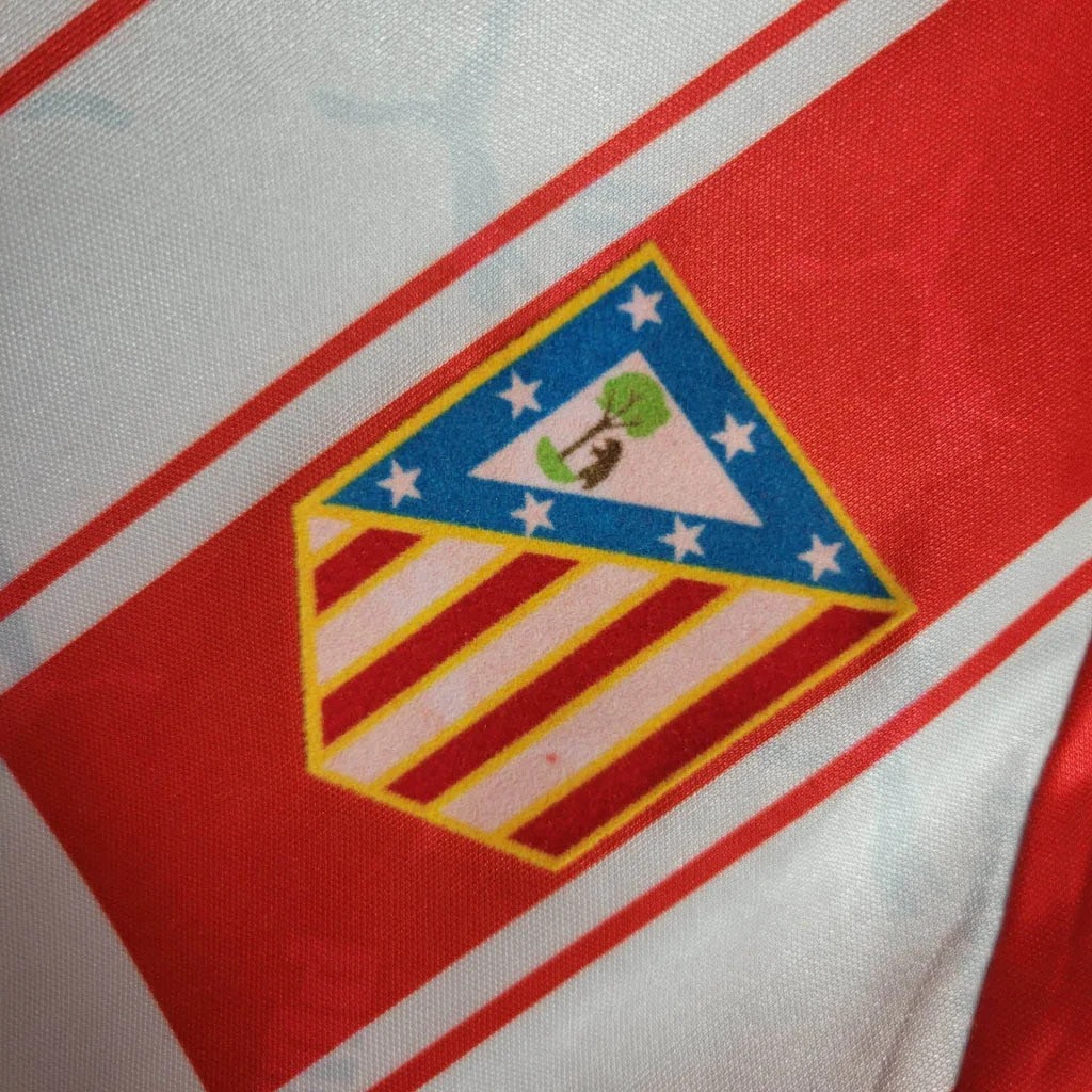 1994/1995 Retro Atletico Madrid Home Soccer Jersey 1:1 Thai Quality - 图片 6