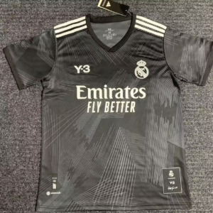 2021/2022 Retro Madrid Y3 Black Football Shirt 1:1 Thai Quality