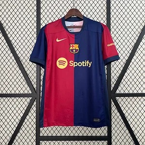 2024/2025 Barcelona Home Football Shirt 1:1 Thai Quality (With Sponsor)
