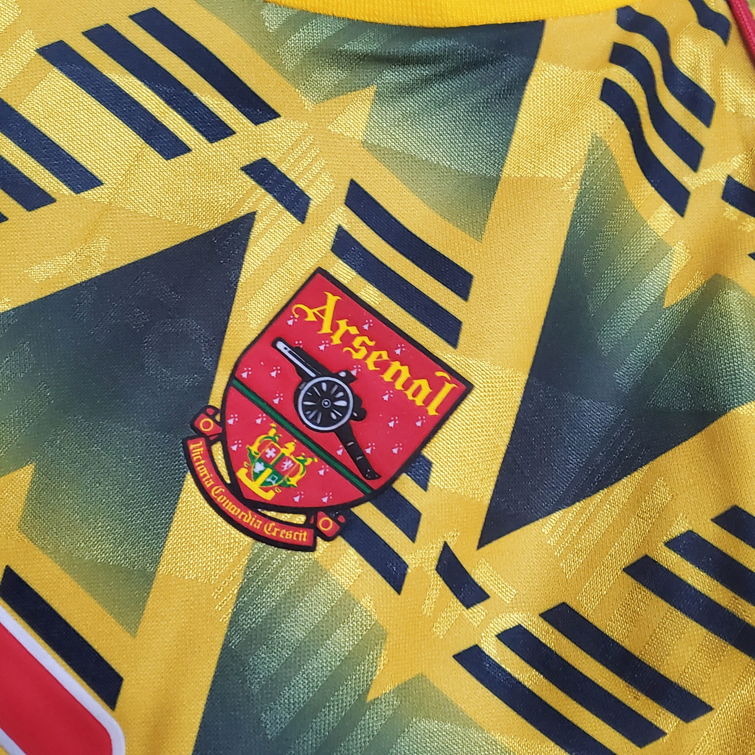 1991/1993 Retro Arsenal Away Football Shirt 1:1 Thai Quality - 图片 5