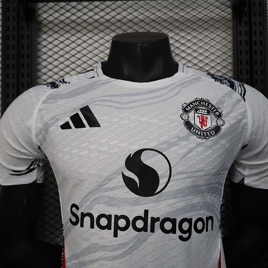 2025/2026 Player Version Manchester United Pecial Edition White Football Shirt 1:1 Thai Quality - 图片 3