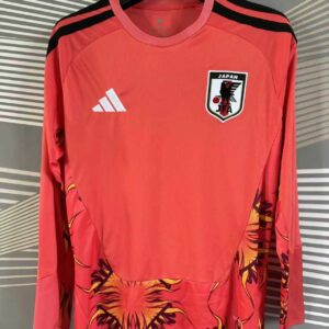 2026 Long Sleeve Japan Goalkeeper Red Football Jersey 1:1 Thai Quality
