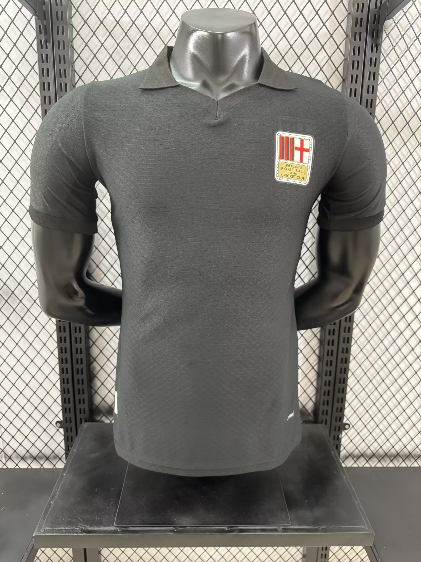 2024/2025 Player Version AC Milan 125th Anniversary Edition Black Football Shirt 1:1 Thai Quality