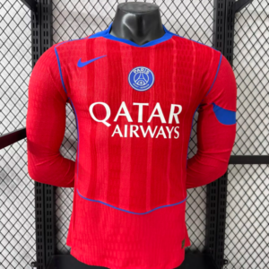 2025/2026 Long Sleeves Player Version Psg Paris Saint-Germain Third Away Football Shirt 1:1 Thai Quality