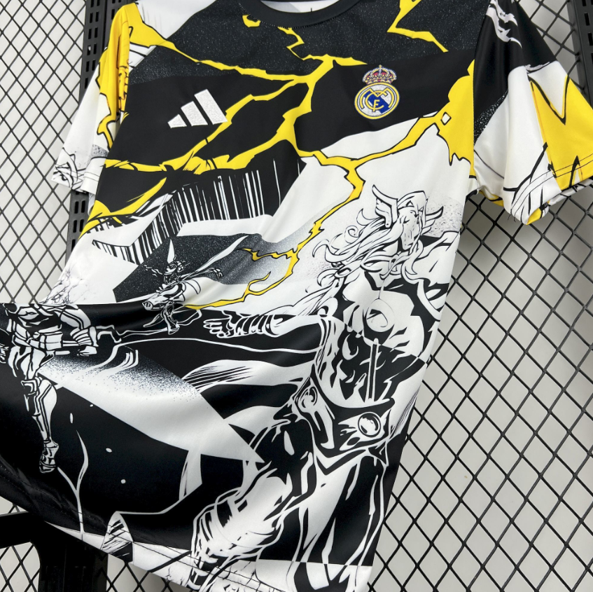 2025/2026 Real Madrid Collaboration With Marvel Football Shirt 1:1 Thai Quality - 图片 3