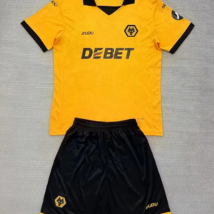 2025/2026 Wolverhampton Wanderers Home Football Shirt 1:1 Thai Quality Kids Size