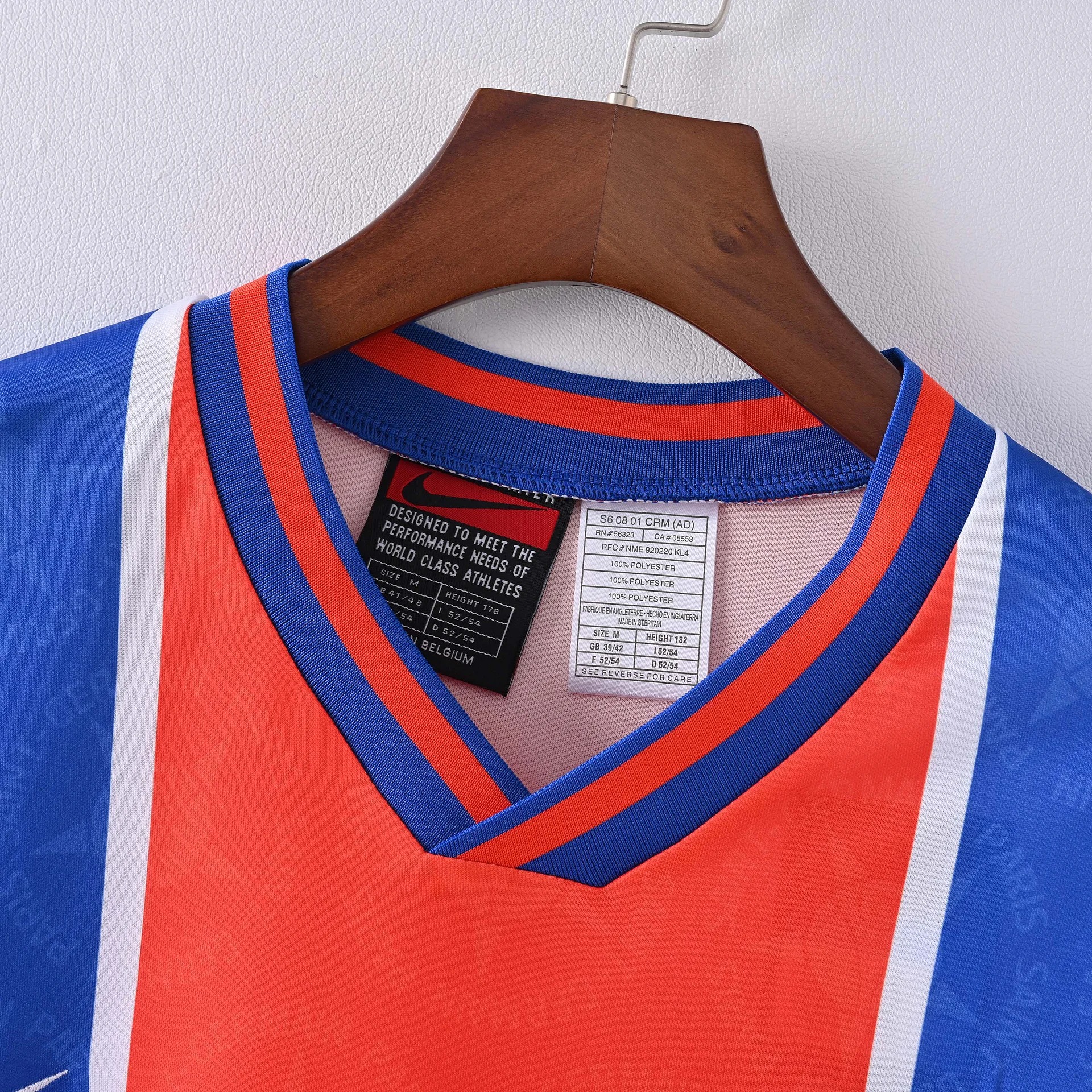 1995/1996 Retro Psg Paris Saint-Germain Home Football Shirt 1:1 Thai Quality - 图片 6
