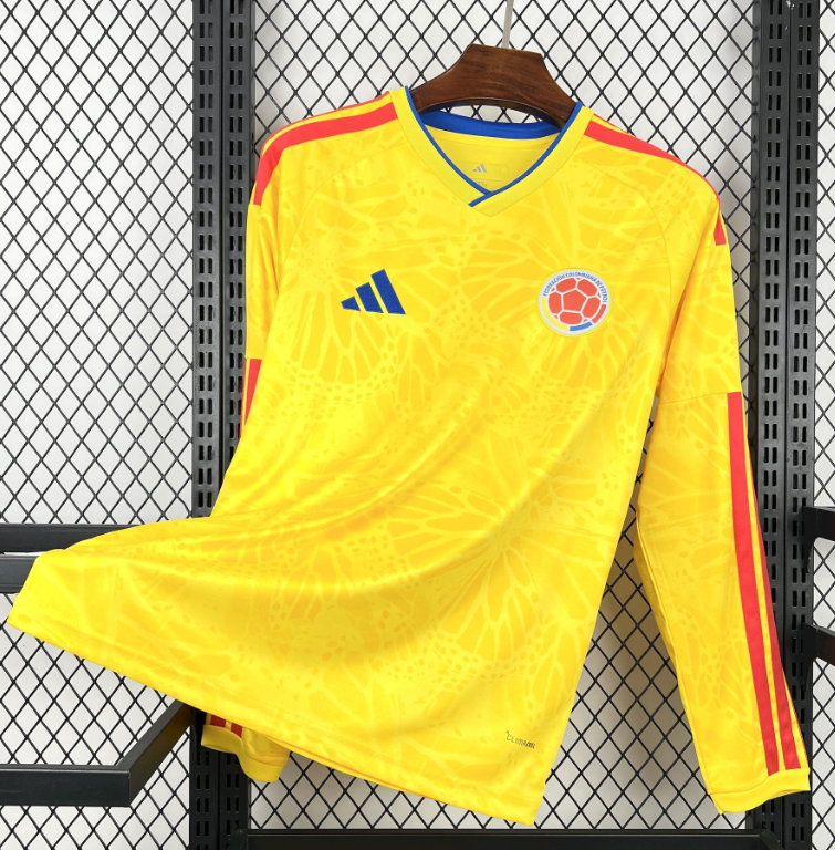 2026 Long Sleeves Colombia National Team Home Football Shirt 1:1 Thai Quality