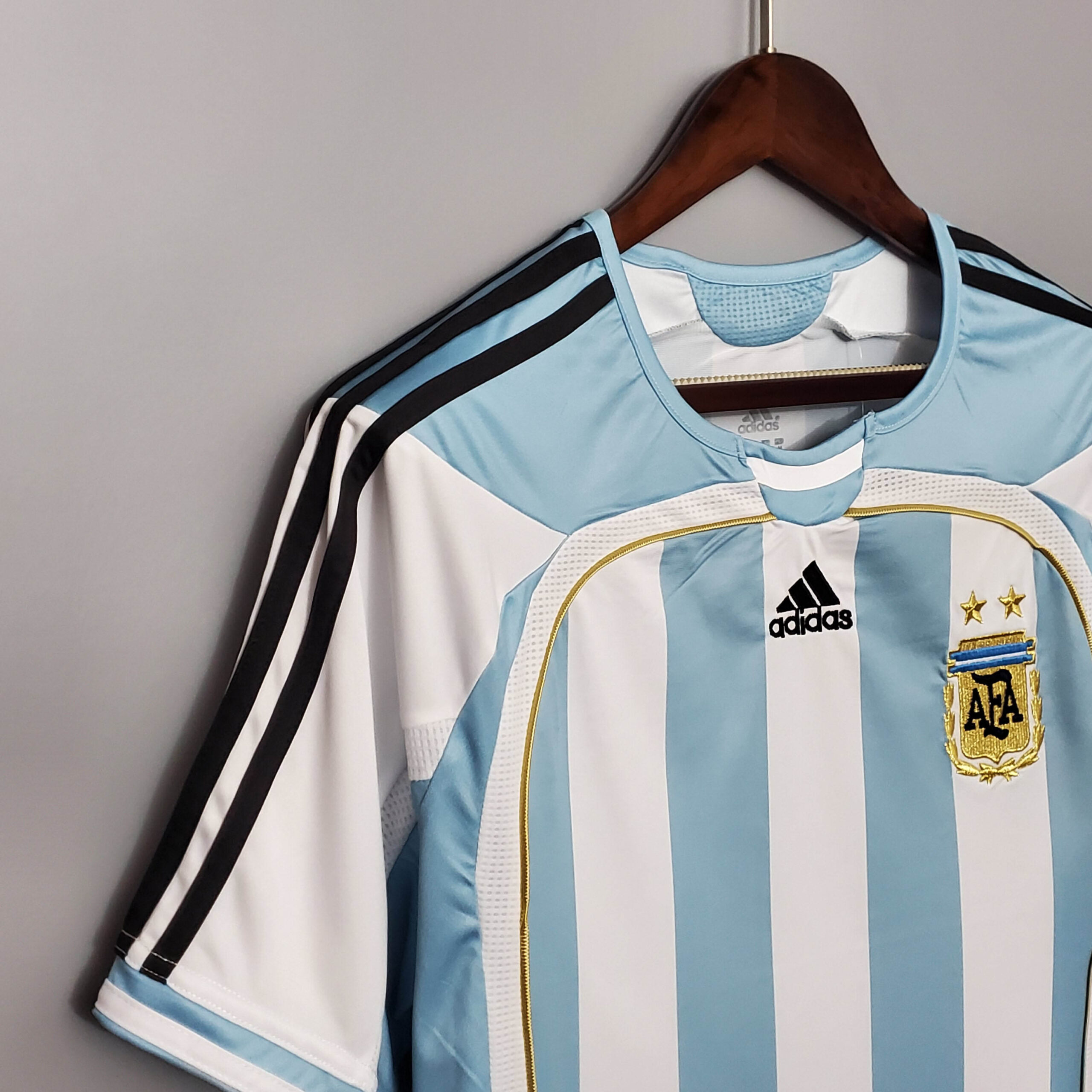 2006 Retro Argentina National Team Home Jersey - 图片 4
