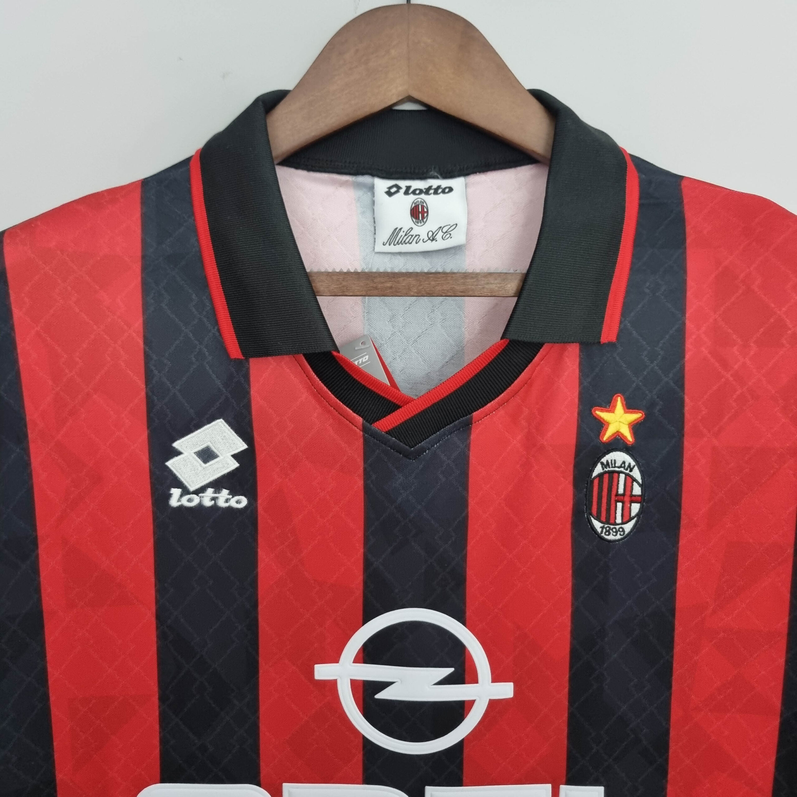 1995/1996 Retro AC Milan Home Football Shirt 1:1 Thai Quality - 图片 3