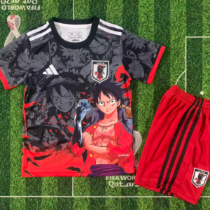 2025 Japan Special Edition Grayish Red Football Jersey 1:1 Thai Quality Kids Size