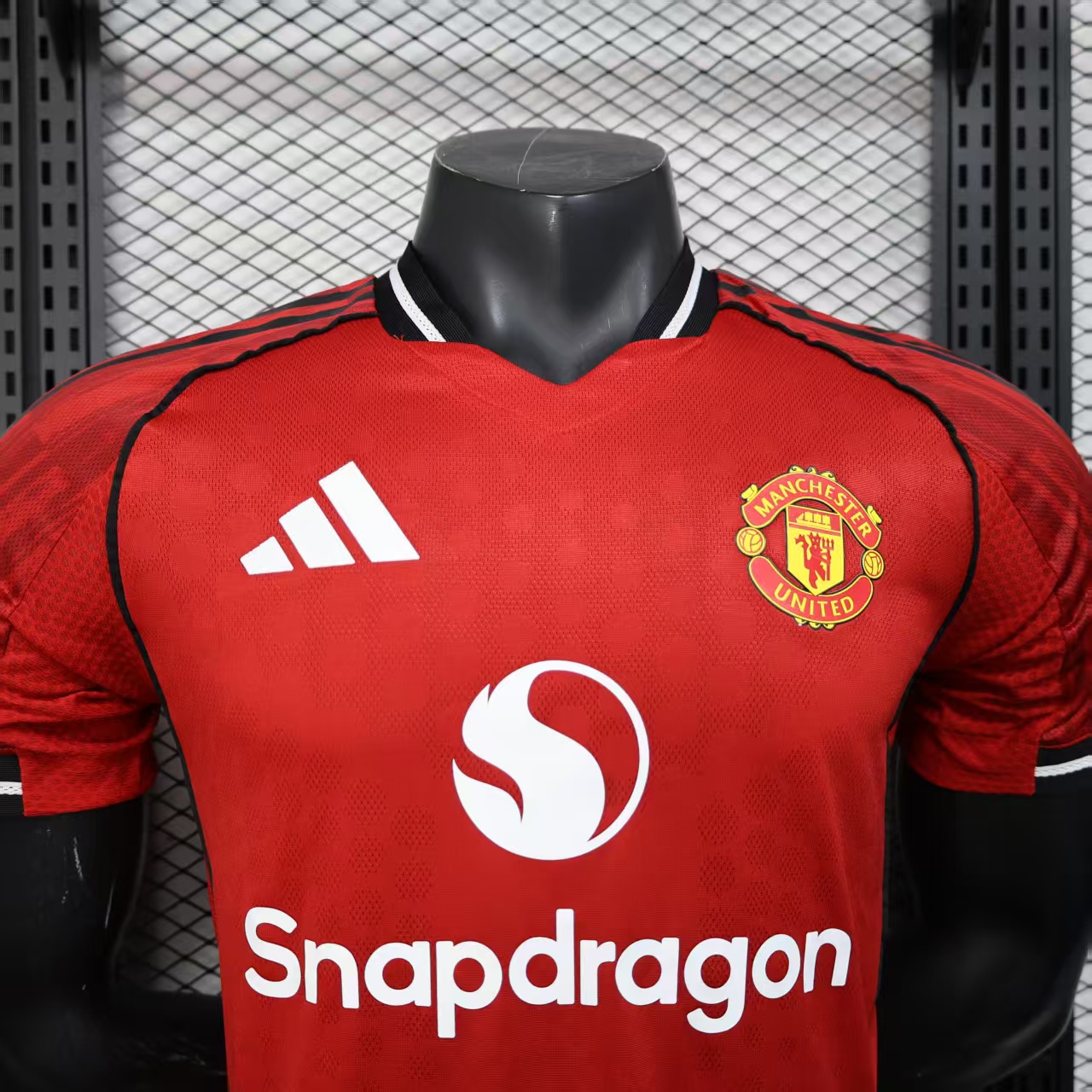2025/2026 Player Version Manchester United Home Football Shirt 1:1 Thai Quality - 图片 3