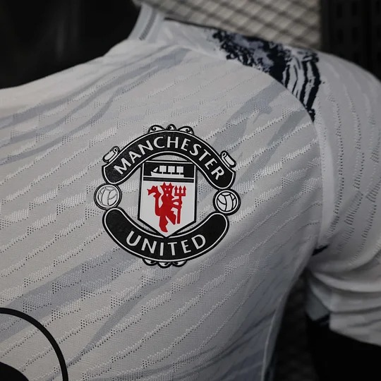 2025/2026 Player Version Manchester United Pecial Edition White Football Shirt 1:1 Thai Quality - 图片 5