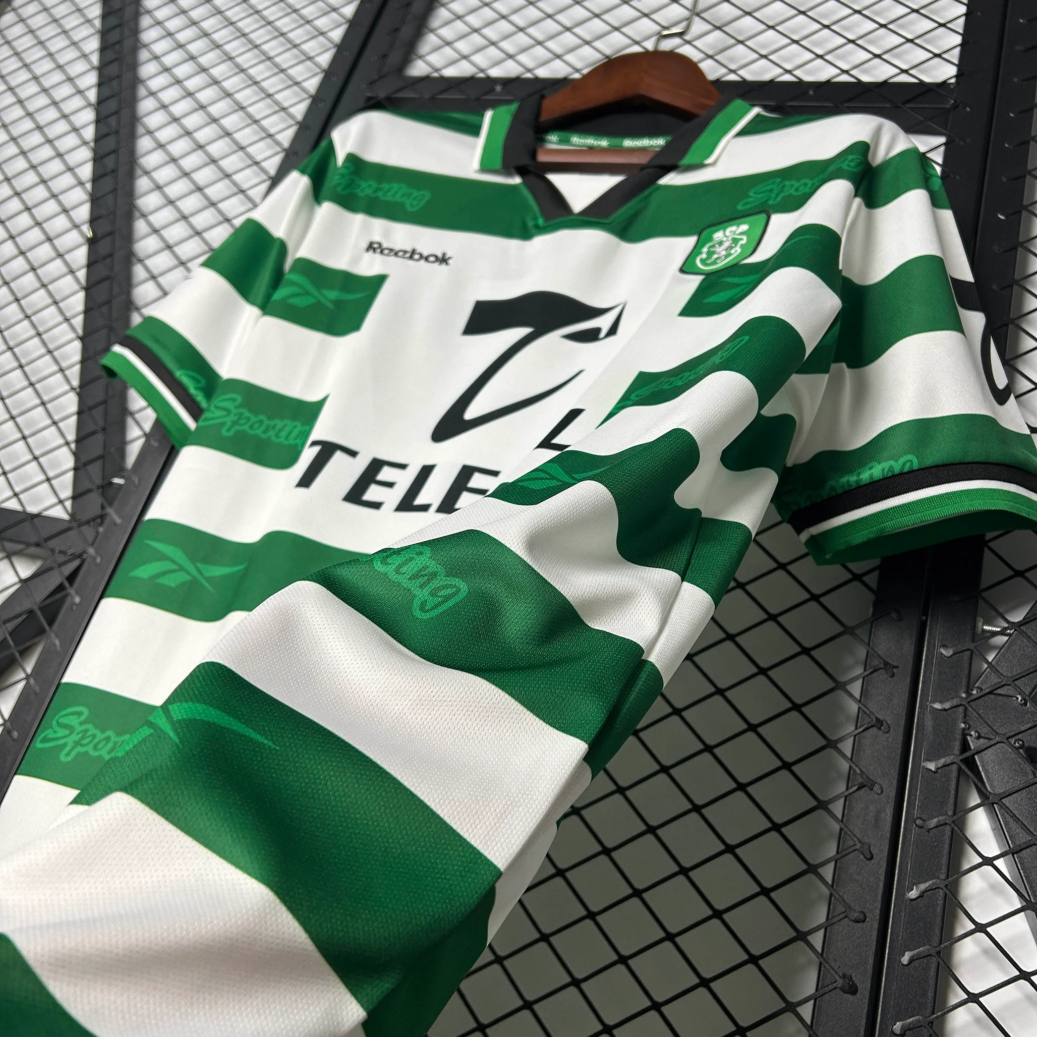 1999/2000 Retro Sporting Lisbon Home Football Shirt 1:1 Thai Quality - 图片 4