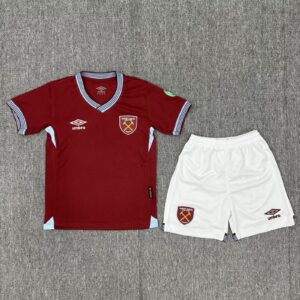 2025/2026 West Ham United Home Football Shirt 1:1 Thai Quality Kids Size